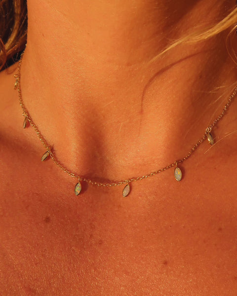 Marquise Opal Necklace